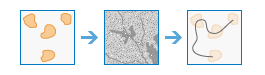 Determine Optimum Travel Cost Network tool illustration