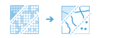 Strumento Converti raster in feature