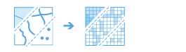 Strumento Converte feature in raster